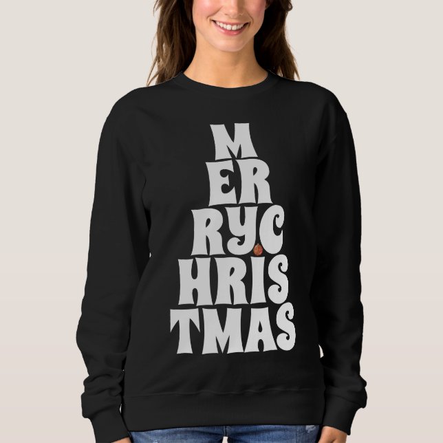 God jul Träd Stil för Roligt T Shirt (Framsida)