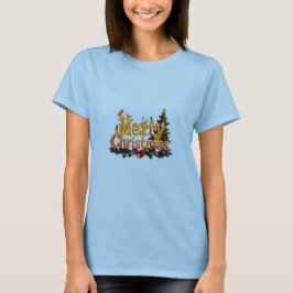 God jul Träd T Shirt