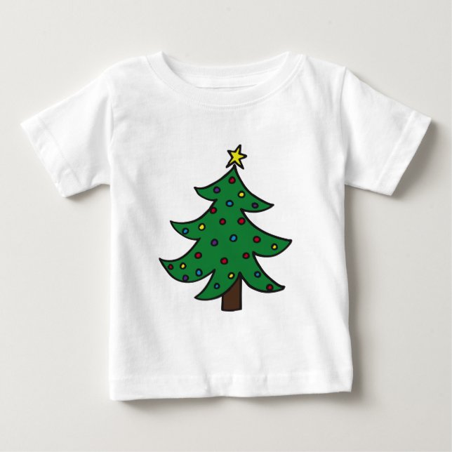 God jul Träd Tee (Framsida)