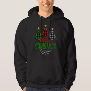 God jul Träd Tre Buffalo Play Hoodie