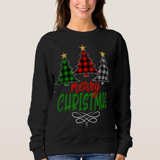 God jul Träd Tre Buffalo Play T Shirt (Framsida)