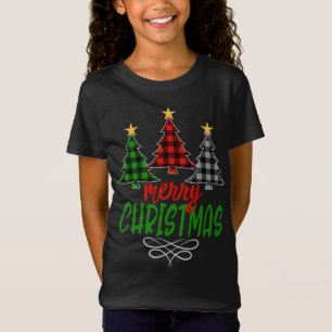 God jul Träd Tre Buffalo Play T Shirt