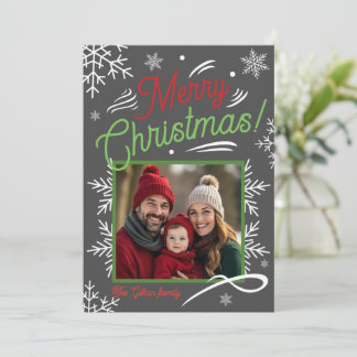 god jul traditionellt julkort