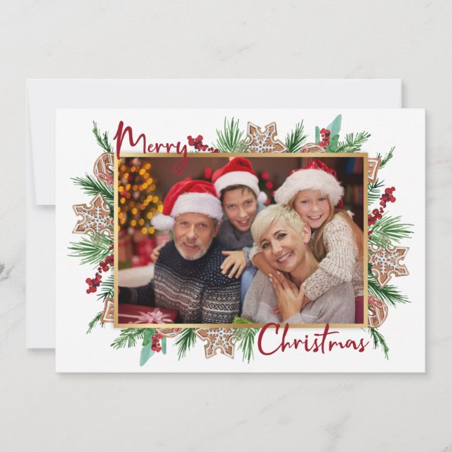 God jul Tre Bilder-foto Julkort (Framsida)