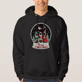 God Jul Tre Tomte Elf Ren Siamese K Hoodie