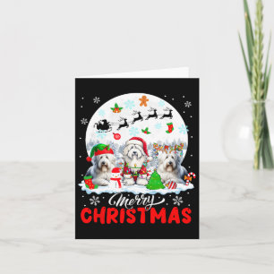 God Jul Tre Tomte Elf Ren Skäggig C Kort