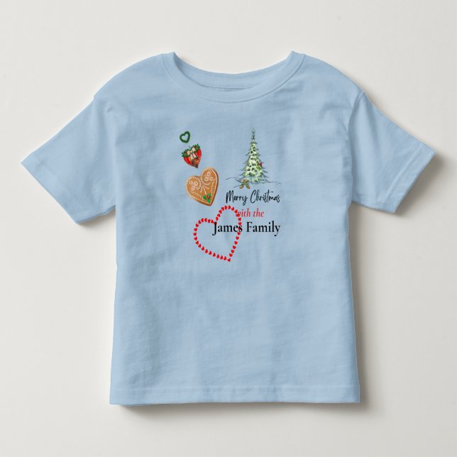 God jul Trendig minimalistisk skjorta T Shirt (Framsida)
