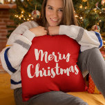 God jul trendig, vitt teckensnitt kudde<br><div class="desc">En modern teckensnittstypografi och trendig för den här anpassningsbara objektsamlingen.</div>