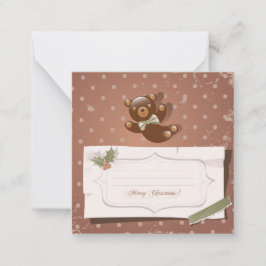 God jul/trevliga höger anteckningskort