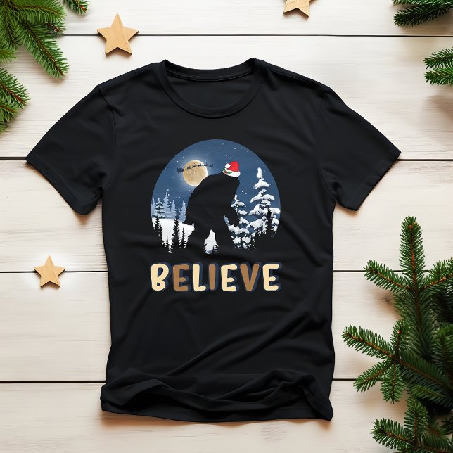 God Jul Tro Funny Bigfoot Ugly Julafton T Shirt (Skapare uppladdad)
