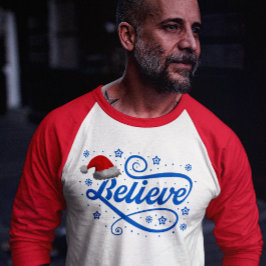 God jul, tro Jultomten - Santa Hat Red T Shirt