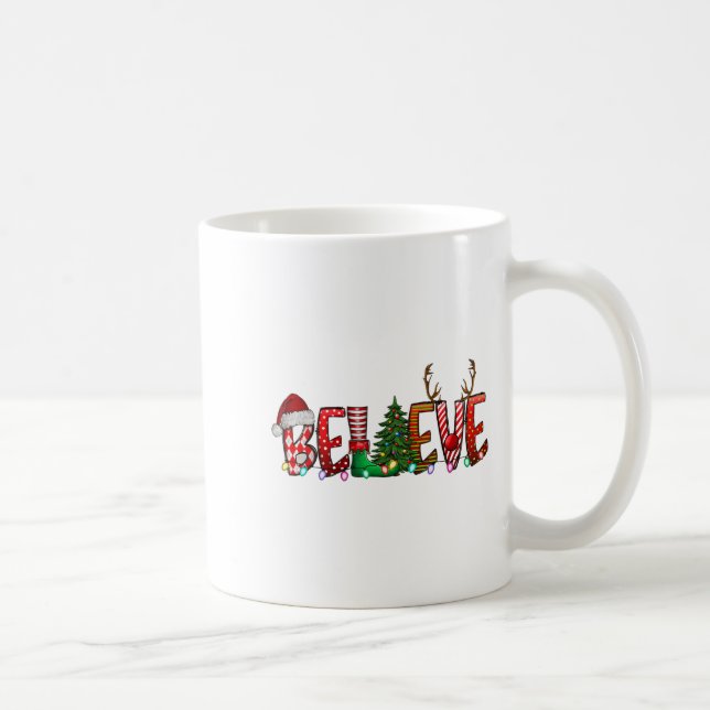 God jul - tro Jultomten, tro jul Kaffemugg (Höger)