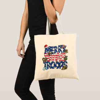 God jul Troops Tote Bag Tygkasse