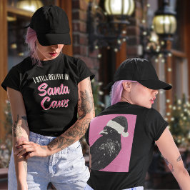 God jul, tror jag på Santa Caws T Shirt