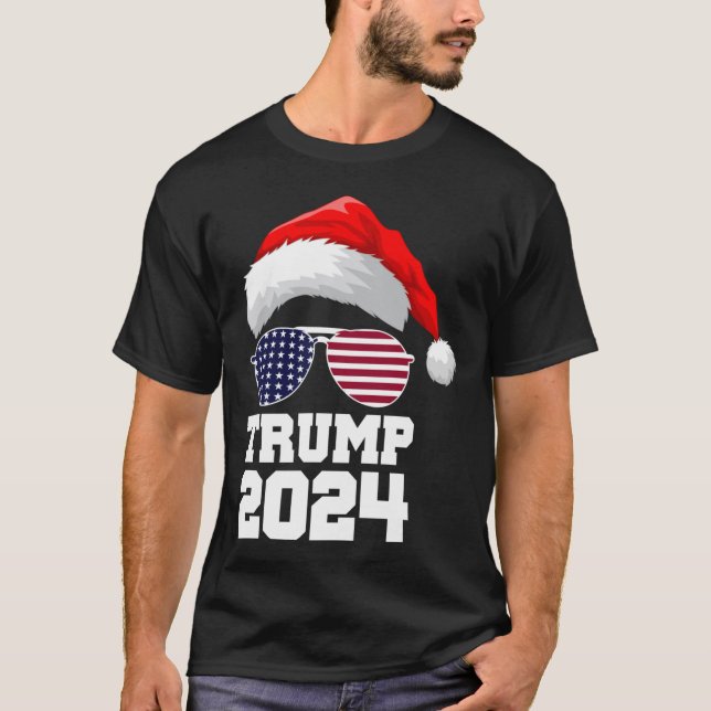 God jul Trump 2024 T Shirt (Framsida)