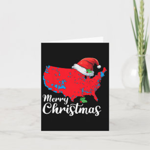 God jul Trump Patriotic Usa Karta 2024 Santa Kort