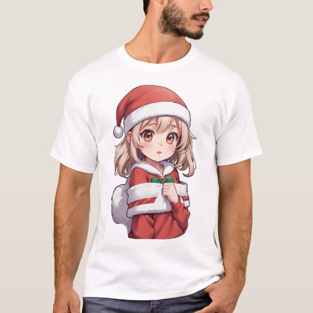 God jul Tshirt T Shirt (Framsida)