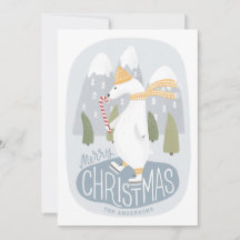 God jul. Tur vinterbjörn på polar