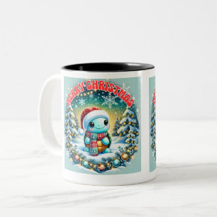God jul Turtle Hälsning Mugg
