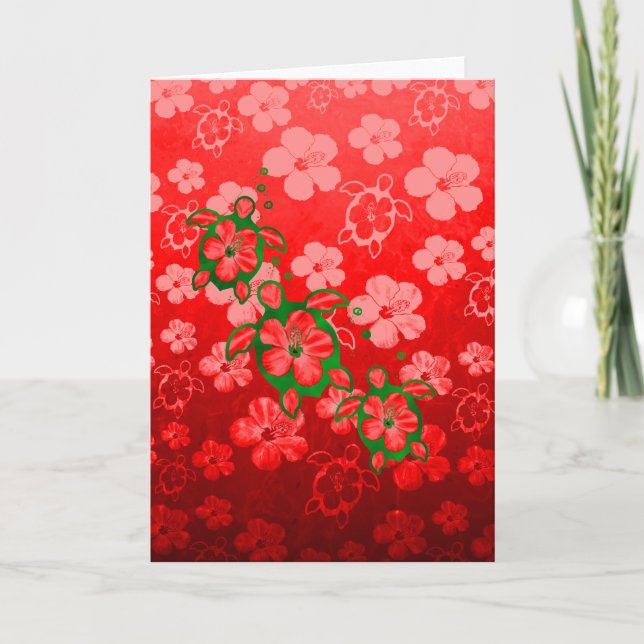 God jul, Turtles Helgkort (Framsida)