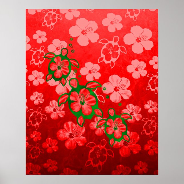 God jul, Turtles Poster (Framsidan)