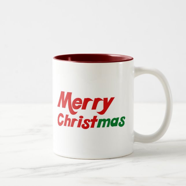 God jul Två-Tonad mugg (Höger)