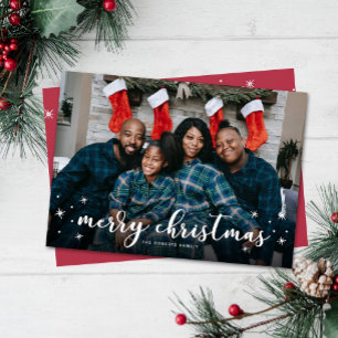 God jul Twinkle-fotokort Julkort
