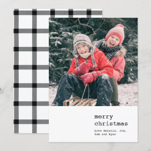 God jul Typewriter & Buffalo Play Helgdag Inbjudningar