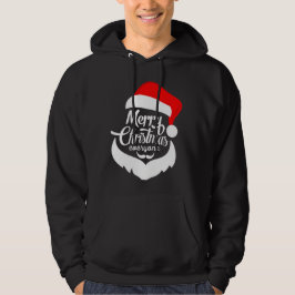 God jul Typografi Jultomten Cap T-Shirt Hoodie