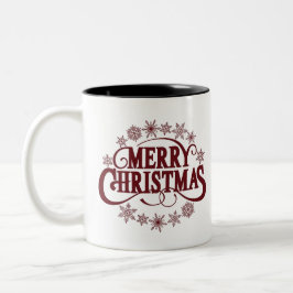 God jul-typografi-kaffe Mugg