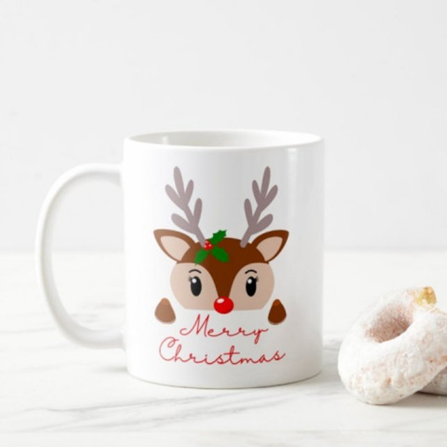 God jul typografi kaffe mugg (Skapare uppladdad)