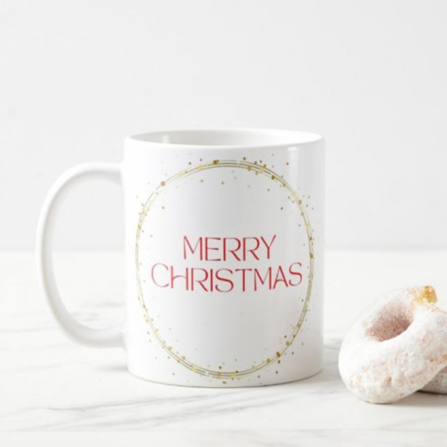 God jul typografi kaffe mugg (Skapare uppladdad)