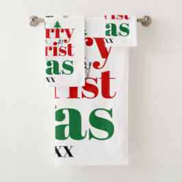 God jul typografi och vintage inslag