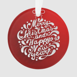 God jul Typografi - utsmyckning