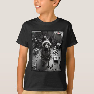 God jul, tyska shepherd Caught on Camera T Shirt