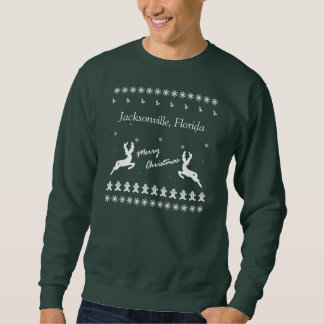 God jul Ugly jul Sweater City Lång Ärmad Tröja
