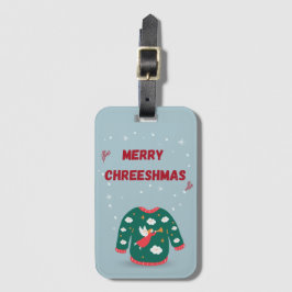 God jul Ugly Sweater Angel Bagagebricka