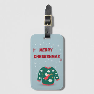 God jul Ugly Sweater Angel Bagagebricka