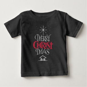 god jul Ugly Sweater Religiösa Christian Tee Shirt
