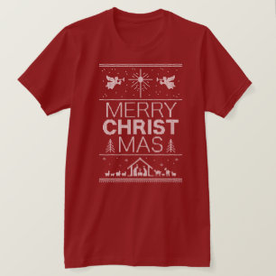 God jul Ugly Sweater Religiösa Christian Tröja