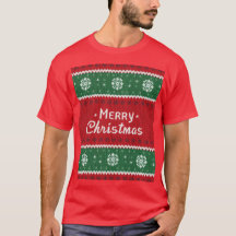 "God jul Ugly Sweater Stil T-Shirt"