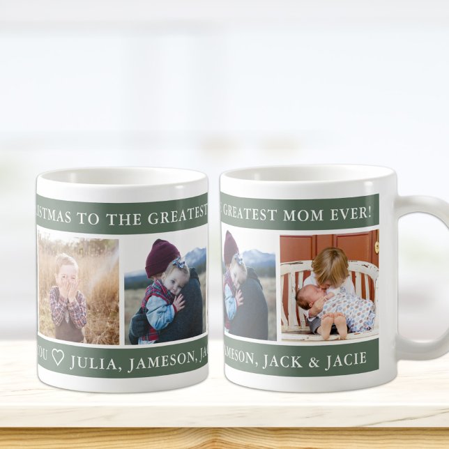 God jul Underbarare Anpassningsbarna Mamma Kaffemugg (Skapare uppladdad)