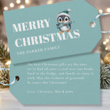 GOD JUL! Underbart, Penguin med tomten