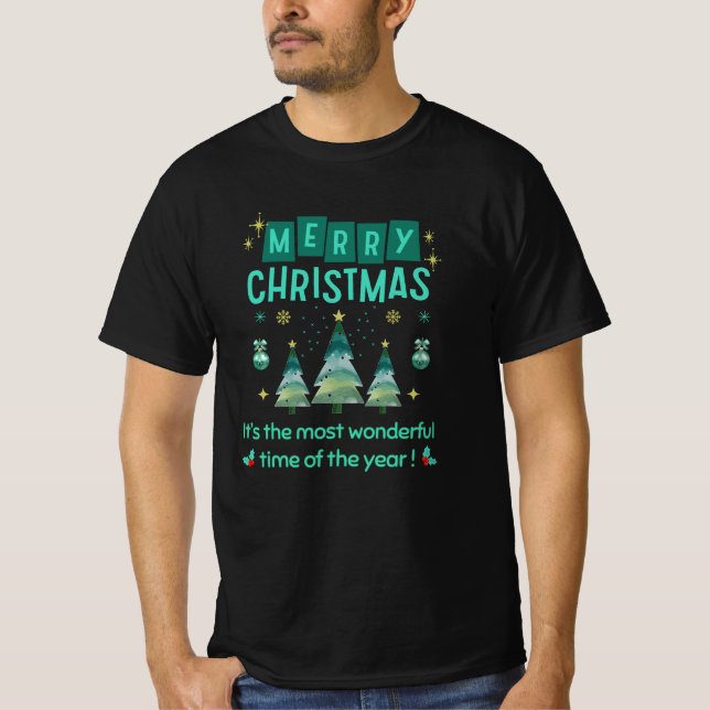 God jul - Underlig tid för år T-Shi T Shirt (Framsida)