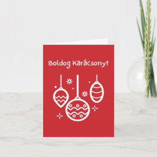 God Jul Ungersk Jul Kort