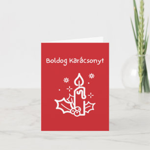 God Jul ungersk jul Kort