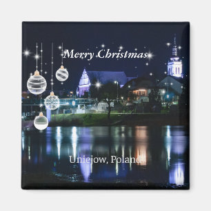 God jul - Unijow, Lodz, Polen Magnet