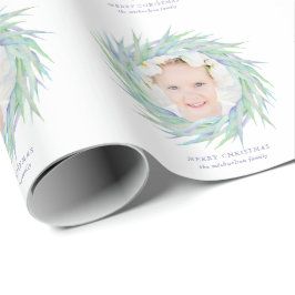 God jul Utandning med Namn och foto Presentpapper