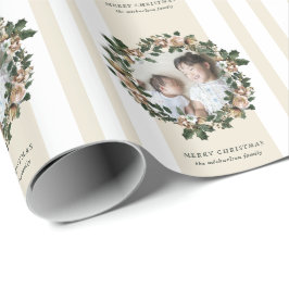 God jul Utandning med Rand och foto Presentpapper