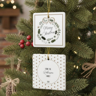 God jul-utandningsminimalistisk modern julgransprydnad keramik